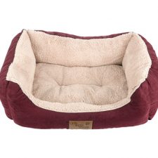 BED MY PET PLUSH RECT RED LGE