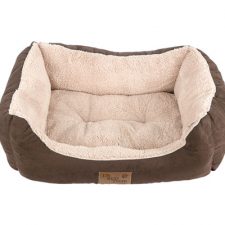 BED MY PET PLUSH RECT BROWN SMALL